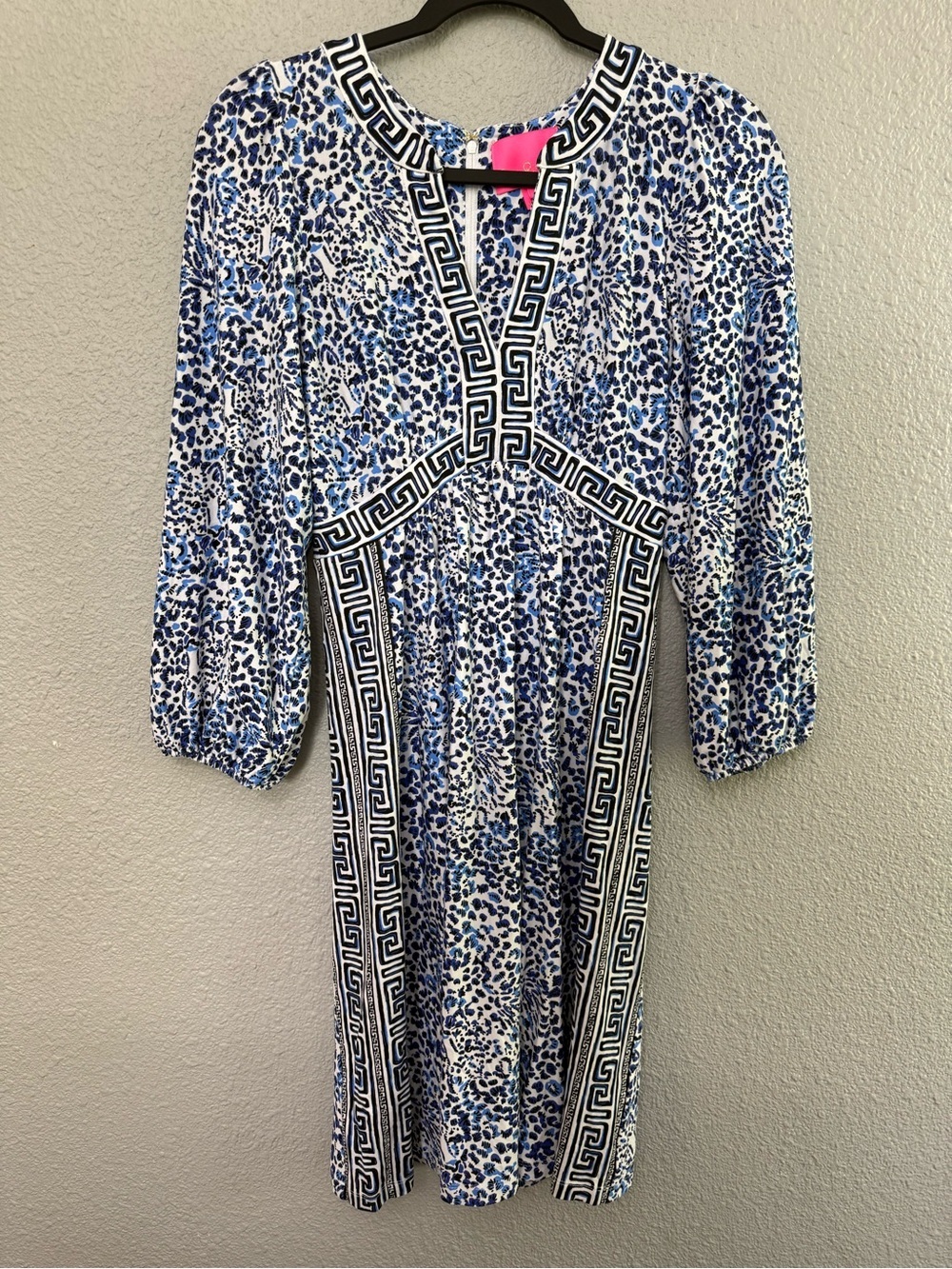 Lilly Pulitzer Wexlee Dress Size 0 3/4 Sleeve